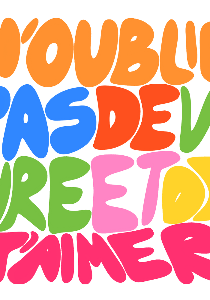 N’oublie pas de vivre et de t’aimer 